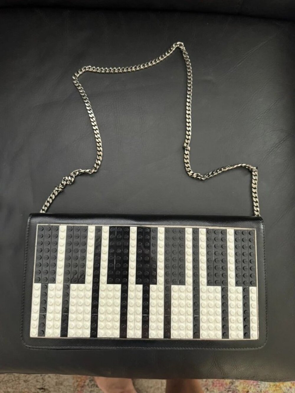 Les Petits Joueurs – Vintage LEGO Janis Piano Clutch, Crossbody Handbag